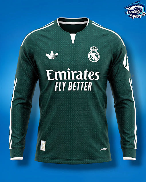 Jersey Real Madrid Visita Jugador Manga Larga 2026-2027