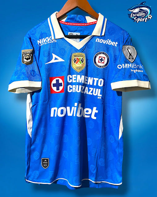 Jersey Cruz Azul Local 2026/2027 Con Los 3 Parches