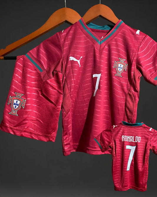 Playera Niños Portugal Mundial 2026 Ronaldo 7