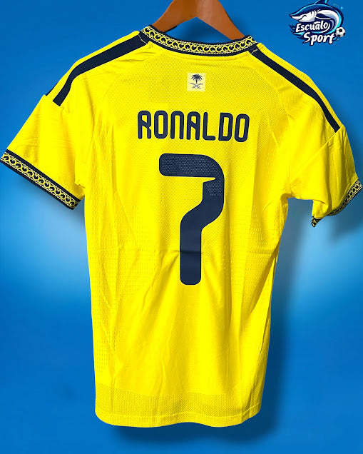 Playera Al Nassr Local Versión Jugador Cr7 2026-2027