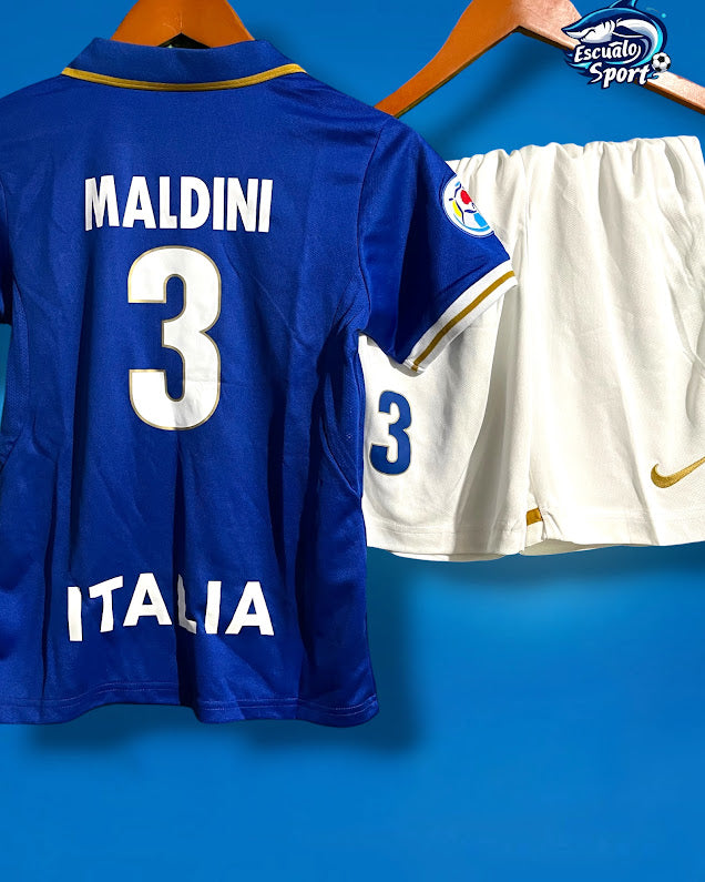 Playera Niño Italia Retro Maldini
