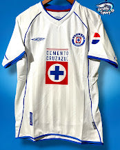 Jersey Cruz Azul Visitante Retro