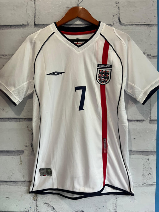 Playera Inglaterra 2002 Retro Beckham